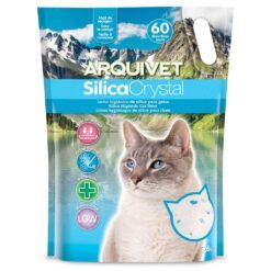 Saco de lecho higiénico absorbente Arquivet Silica Crystal formato 7.6 litro