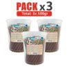 Pack ahorro 3 unidades de Barritas Tiernas para Perros de Salmón Arquivet 500g