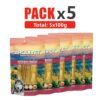 Barritas de colágeno de Búfalo - 12 cm - 100 g - 5 paquetes de pack familiar