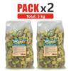 Pack de 2 bolsas en total de 5kg galleta arquivet de colores horneadas