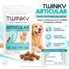 Información nutricional y composición de condroprotectores en snack Twinky Articular