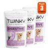 3 Bolsas de pack de premios saludables para la flora intestinal canina Twinky San Dimas