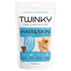 Envase de snacks para perros pelo y piel San Dimas Twinky Care and Protection Hair and Skin