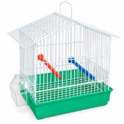 Vista frontal de jaula pequeña para pájaros IMOR modelo 17